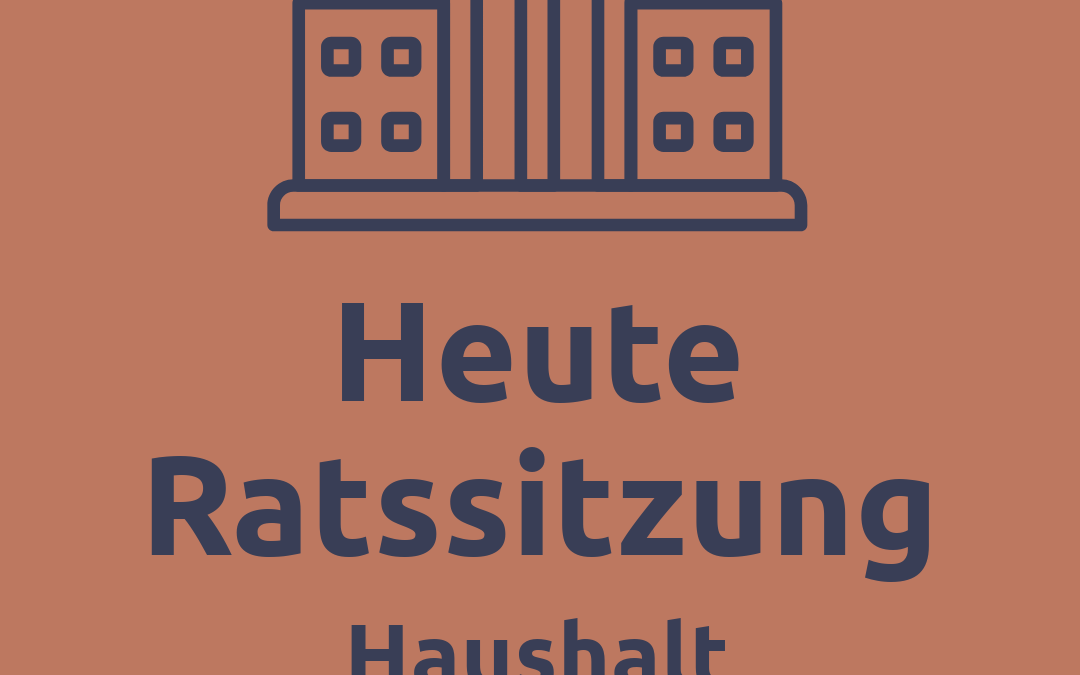 Ratssitzung im Rathaus Rheydt: Haushaltsrede und wichtige Entscheidungen für Mönchengladbach