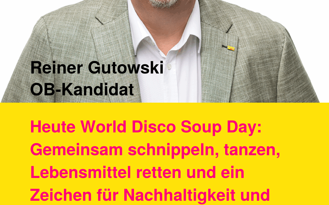 Tanzen, Schnippeln, Retten: Der World Disco Soup Day in Rheydt