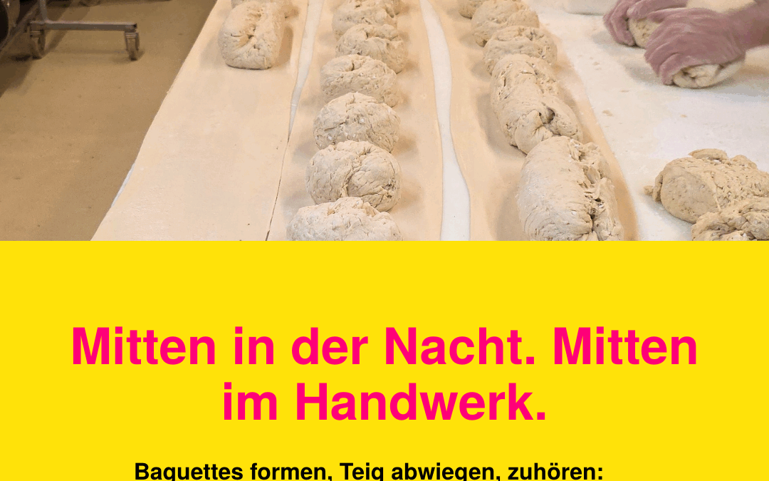 Der OB-Kandidat bekommt es gebacken