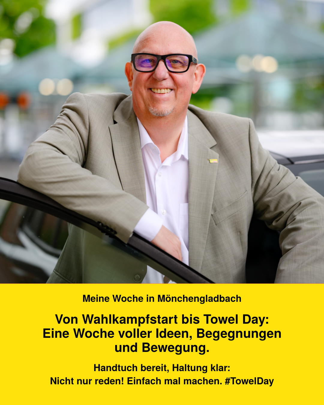 Mein Wochenrückblick: Wahlkampfstart, Gerichtserfolg in Münster, Integrationsrat, Graffiti-Picknick – und ein intergalaktischer Towel Day. #EinfachMalMachen