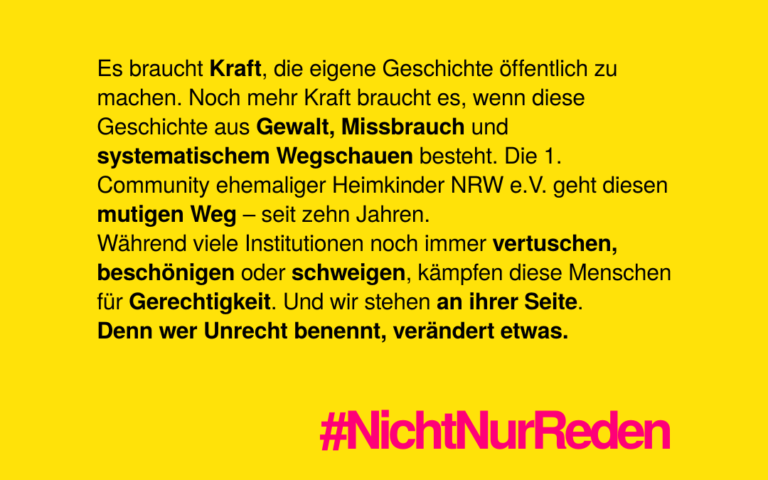 Zehn Jahre gelebte Aufarbeitung – Ein Besuch bei der 1. Community ehemaliger Heimkinder NRW e.V.