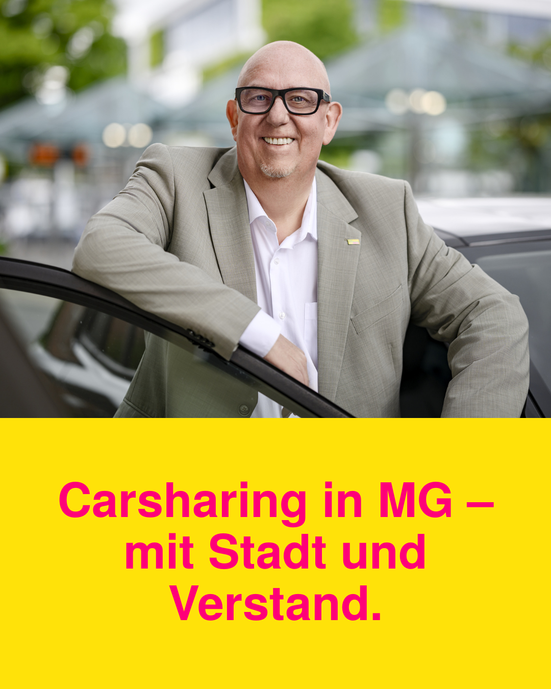 Ich will ein echtes Carsharing für Mönchengladbach – mit neuen Fahrzeugen und der Öffnung von Stadt- und NEW-Flotten nach Feierabend.