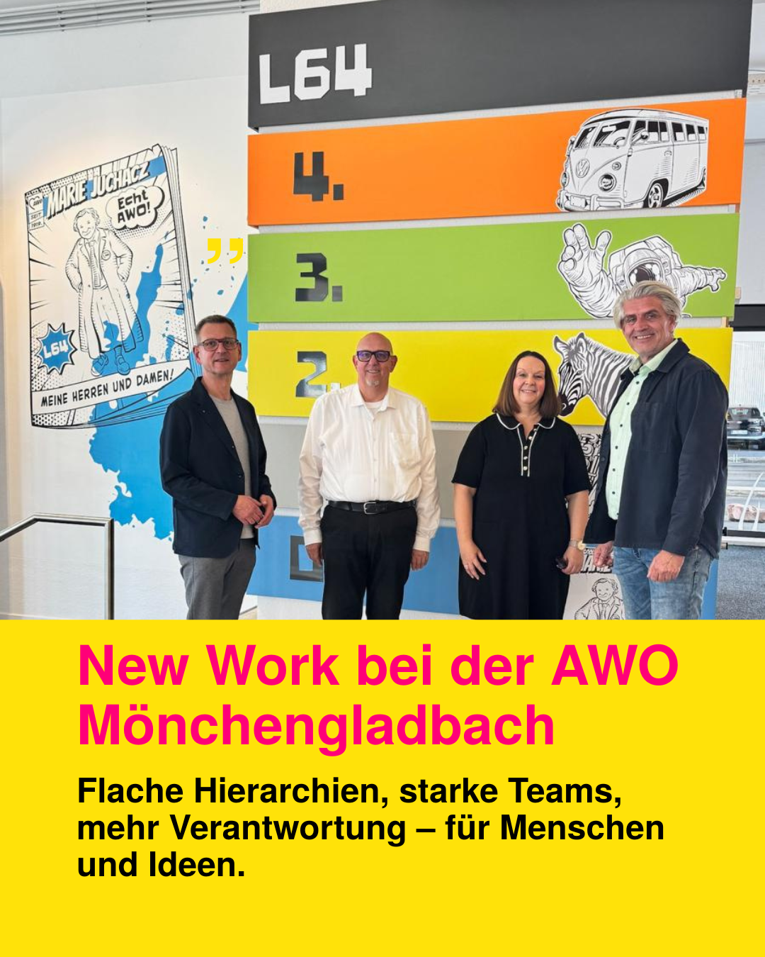 AWO Mönchengladbach – New Work in flachen Hierarchien mit starken Teams