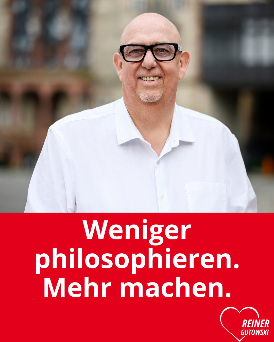 Weniger philosophieren. Mehr machen.